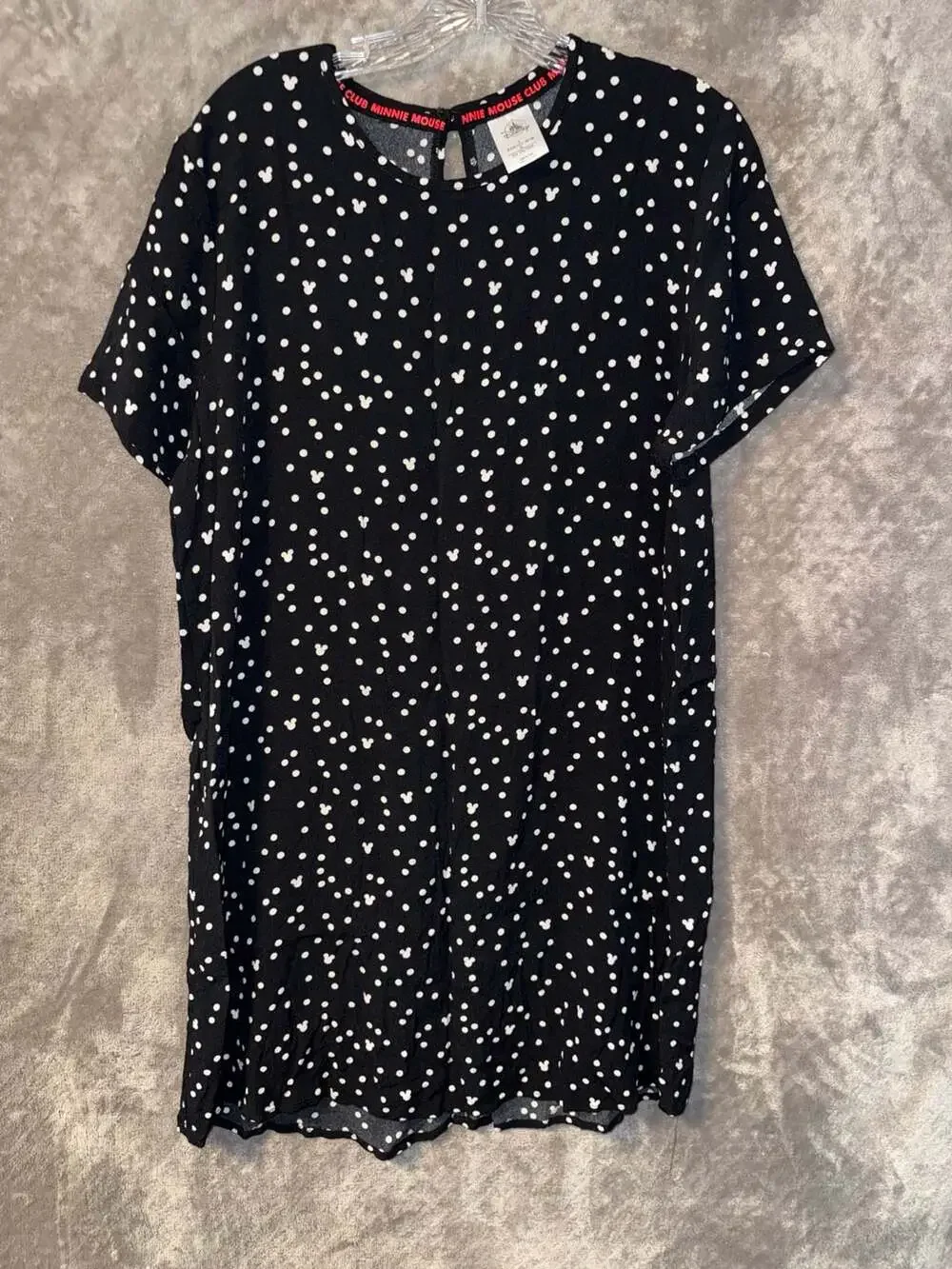 minnie mouse black polka dot dress Girls Minnie Mouse Inspired Dress 8 / Red